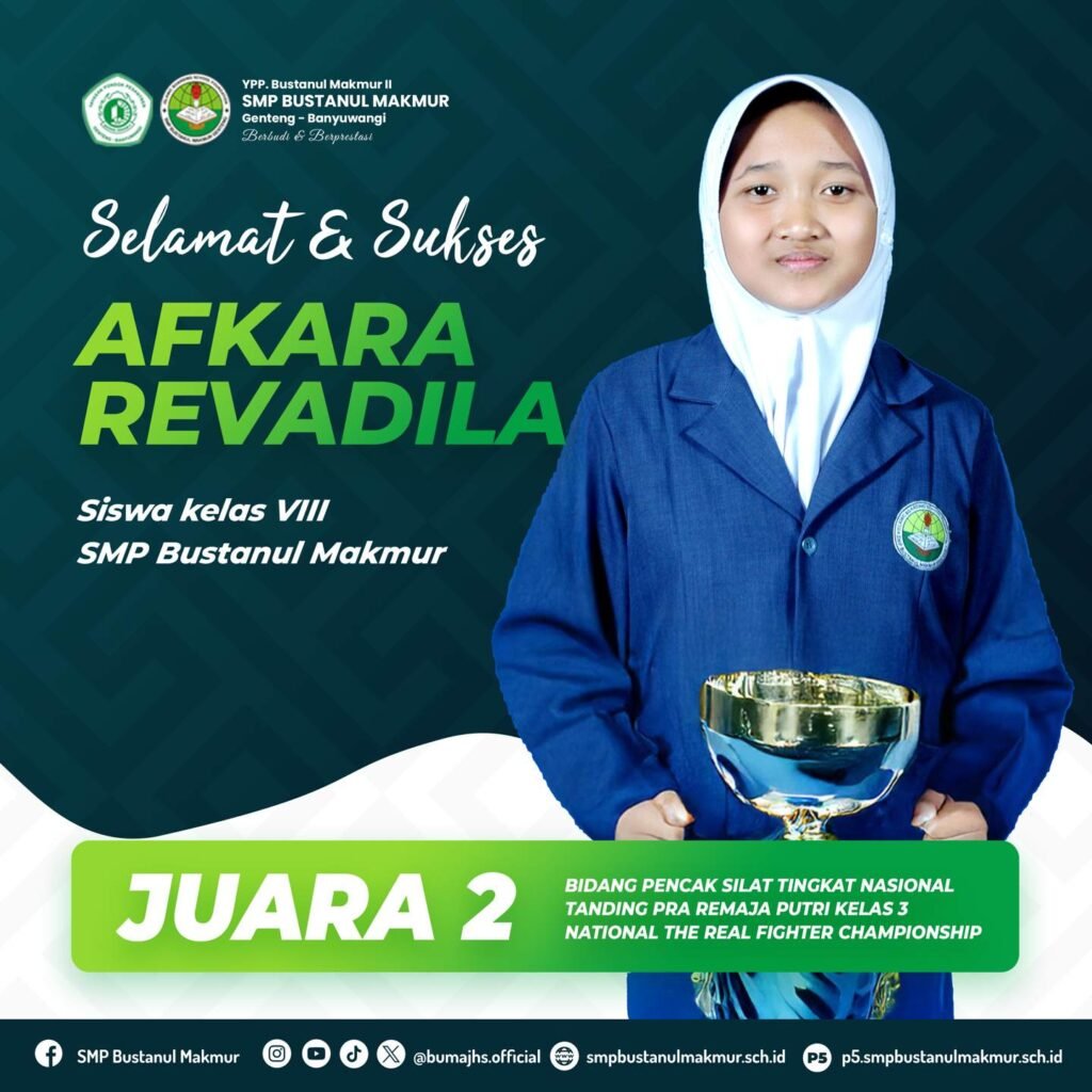 Afkara Revadila meraih Juara 2 pencak silat nasional 2024 kategori tanding putri kelas 3